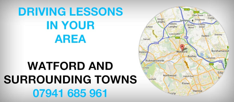 Driving lessons in your area. Watford, Pinner, Borehamwood and more